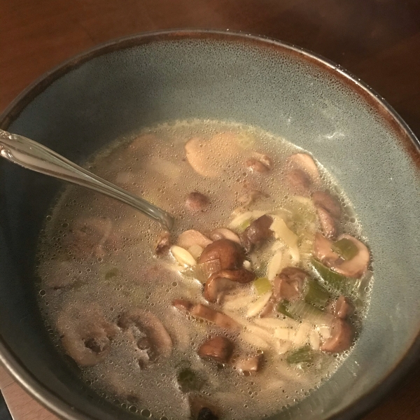 Mushroom and Leek Soup