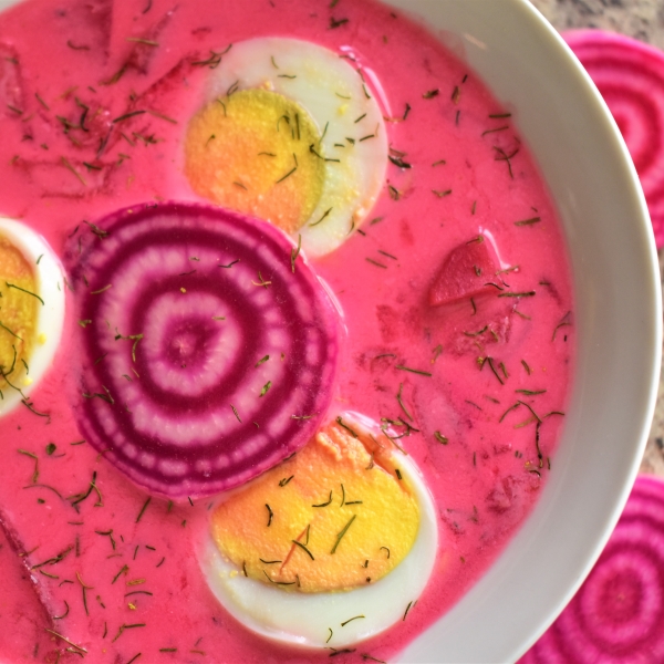 Chlodnik - Cold Polish Beet Soup