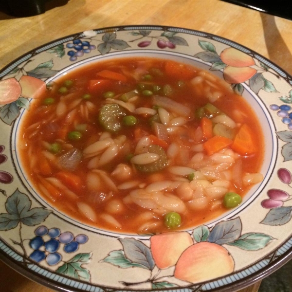 Tomato Orzo Soup