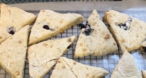 Blueberry Orange Scones with White Chocolate Chunks