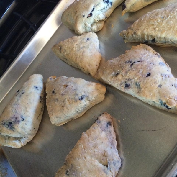 Blueberry Orange Scones with White Chocolate Chunks