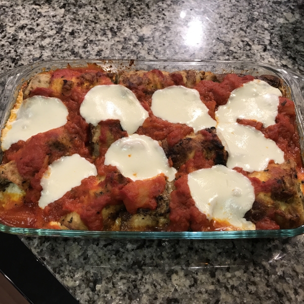 Ricotta Eggplant Rolls