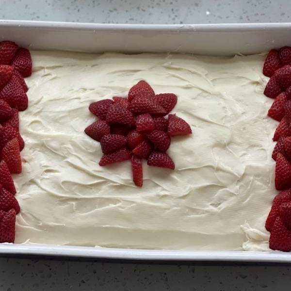 Canadian Flag Cake