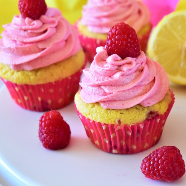 Lemon-Raspberry Cupcakes