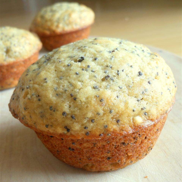 Applesauce Orange Poppyseed Muffins