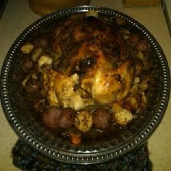 Dutch Oven Orange Roast Chicken