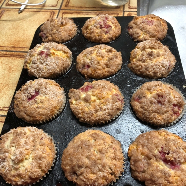 White Raspberry Muffins