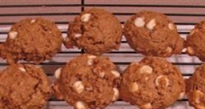 White Chocolate-Mocha-Oatmeal Cookies