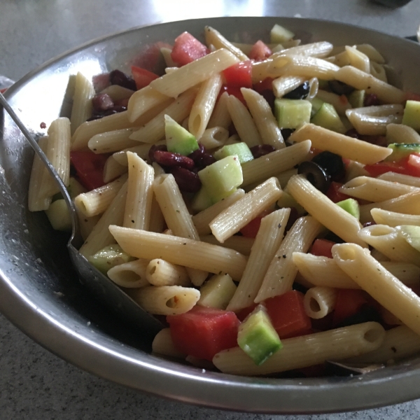 Easy Vegan Pasta Salad