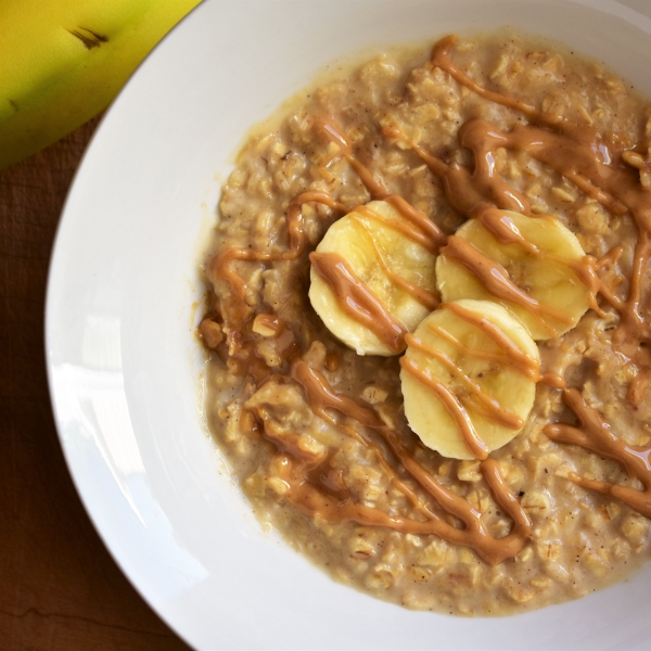 Banana-Peanut Butter Oatmeal