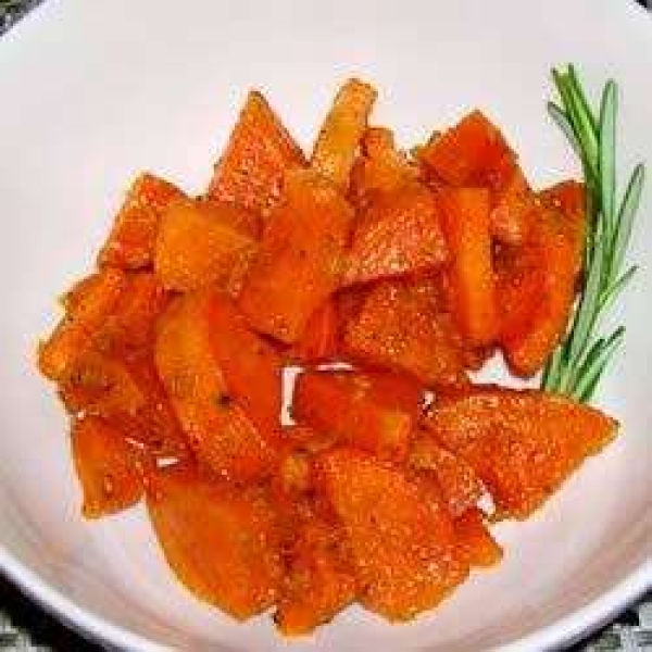 Baked Sweet Potatoes with Ginger and Honey