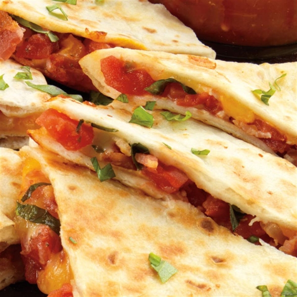 Bacon and Tomato Quesadillas