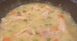 Healthier Slow Cooker Chicken and Dumplings