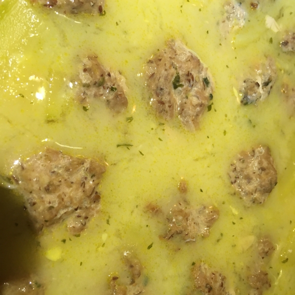 Meatball Orzo Soup