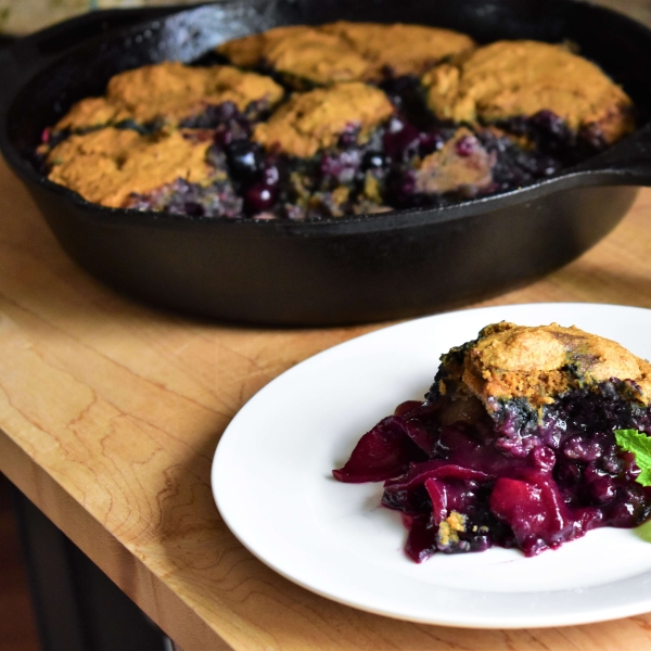 Apple-Blueberry Cobbler