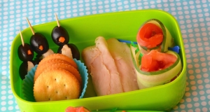 Kids' Turkey and Cream Cheese Spread Bento Box
