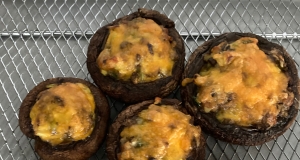 Cheddar Pecan Stuffed Mushrooms