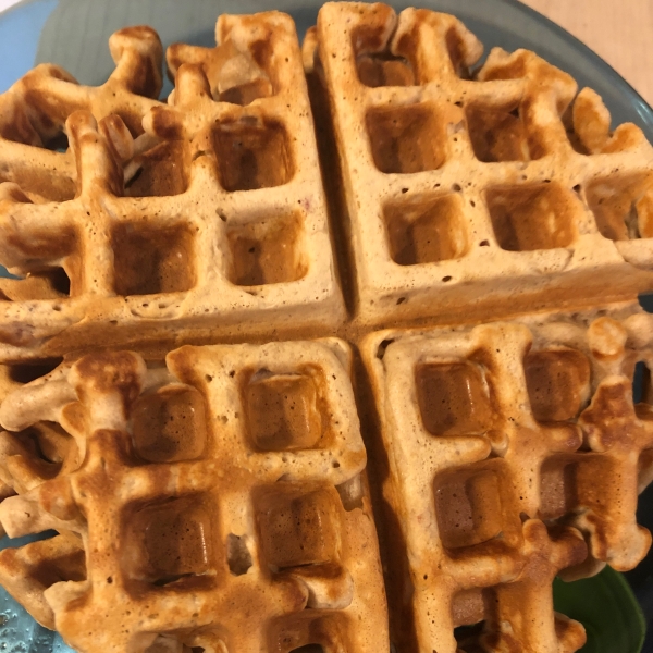 Carlie's Chocolate Oatmeal Waffles