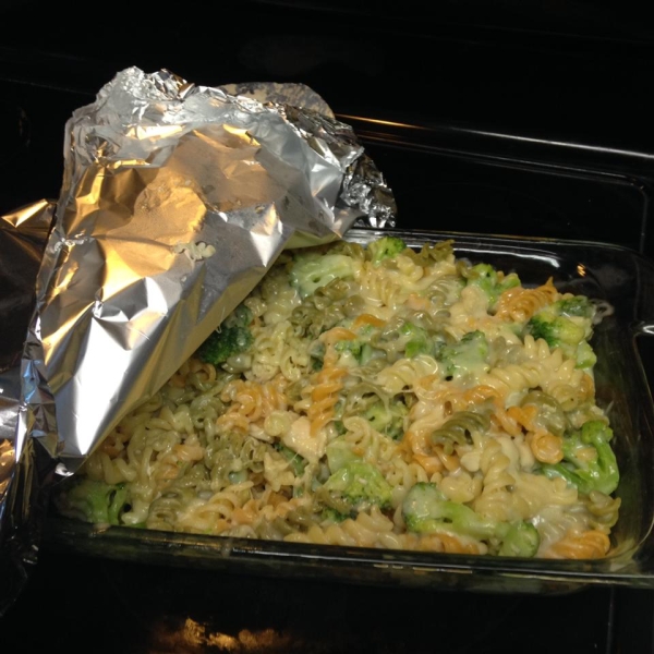 John's Broccoli and Ziti Casserole