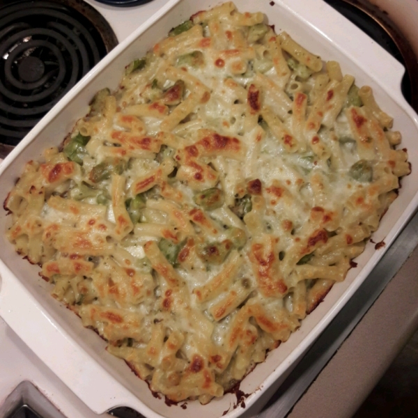 John's Broccoli and Ziti Casserole