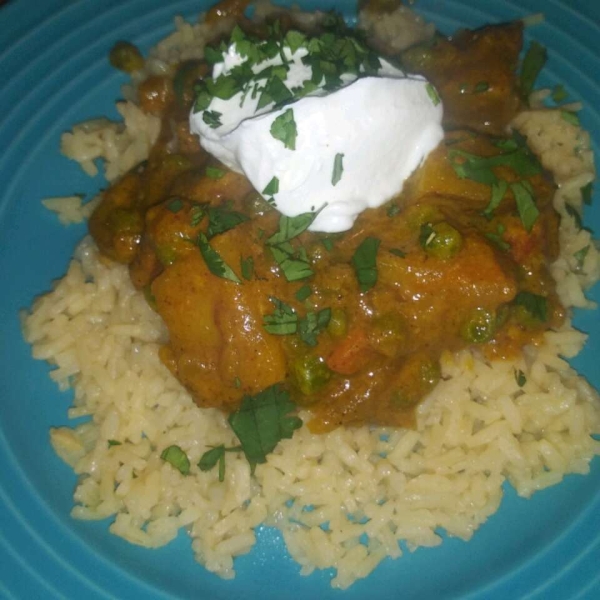 Delightful Indian Coconut Vegetarian Curry in the Slow Cooker