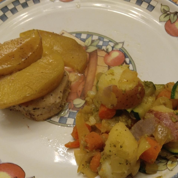 Sherry Apple Pork Chops