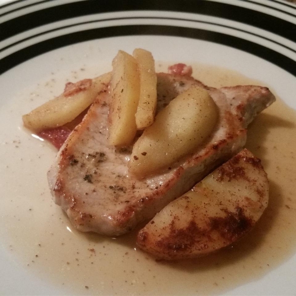 Sherry Apple Pork Chops