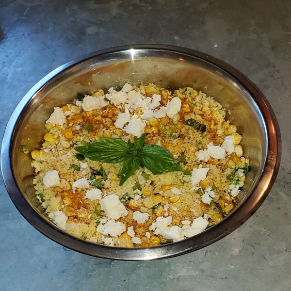 Mexican-Style Couscous with Roasted Corn