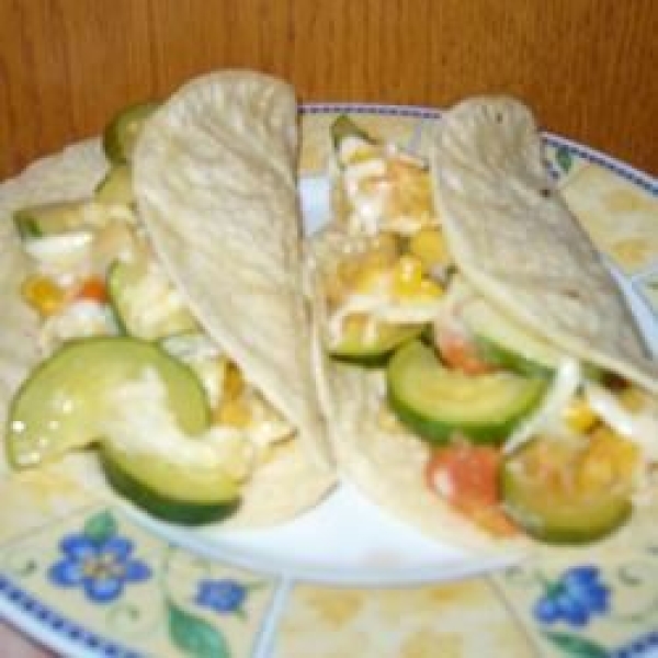 Calabacitas Con Queso - Zucchini with Cheese