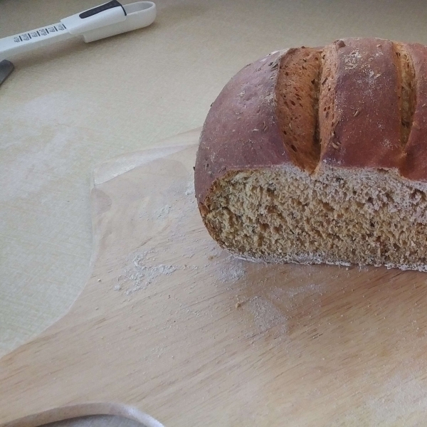 Caraway Rye Bread (for the bread machine)