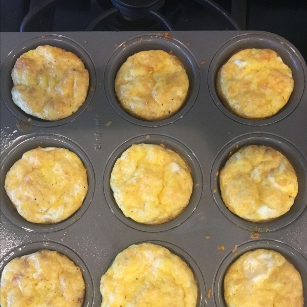 Mini Ham and Swiss Frittatas