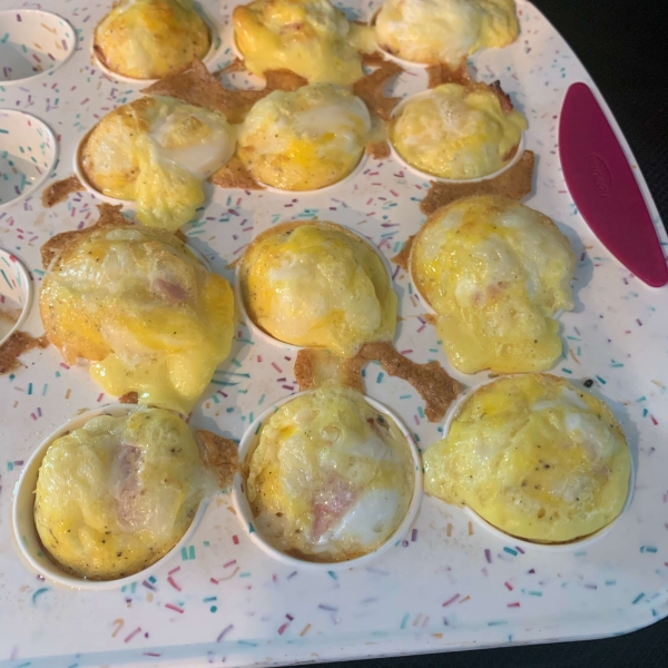 Mini Ham and Swiss Frittatas