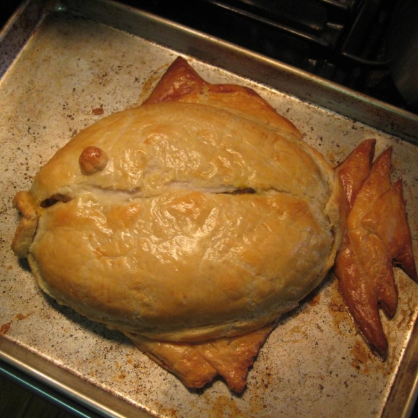 Stuffed Fish in Puff Pastry