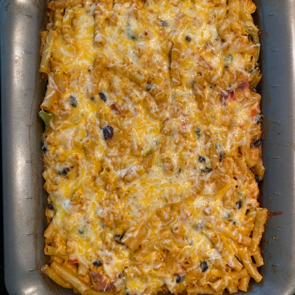 Chicken Fajita Pasta Bake