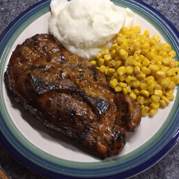 Glazed Grilled Pork Chops