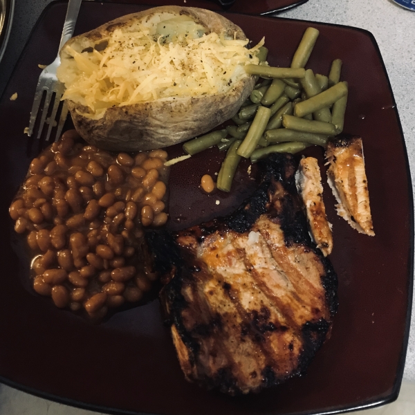 Glazed Grilled Pork Chops