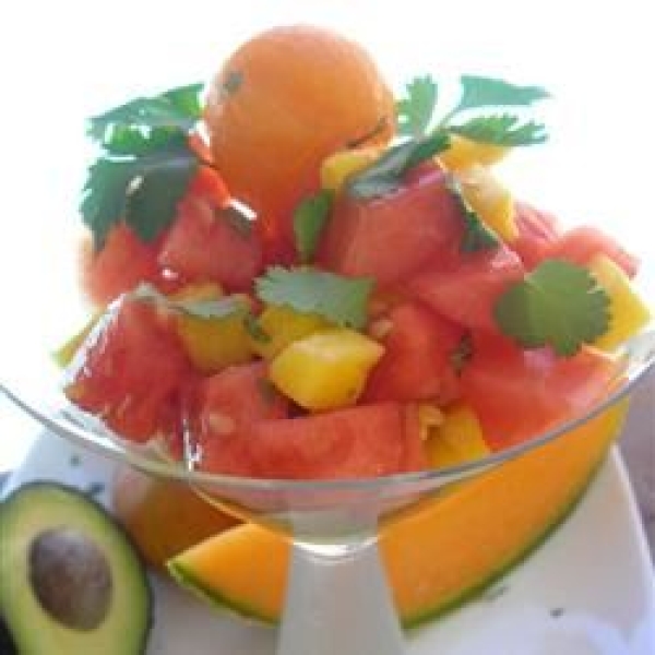 Melon, Mango, and Avocado Salad