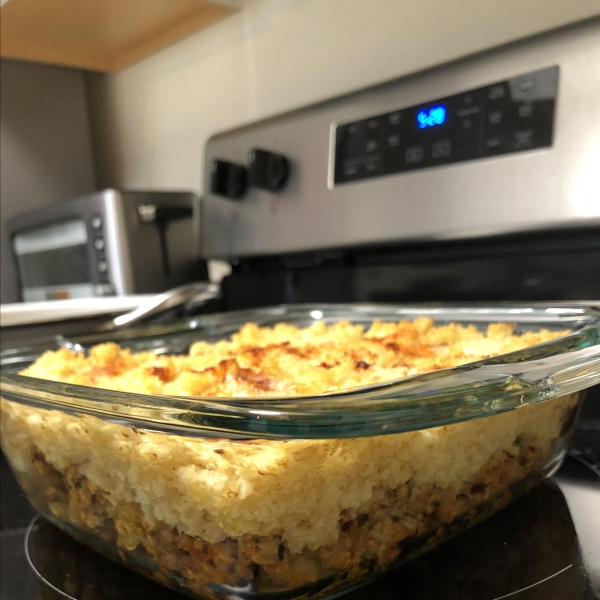 Healthy Shepherd's Pie with Cauliflower Mash