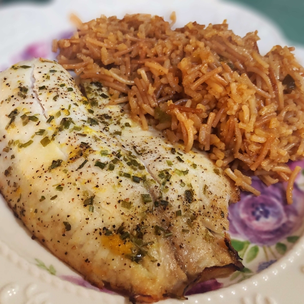 Lemon Garlic Tilapia