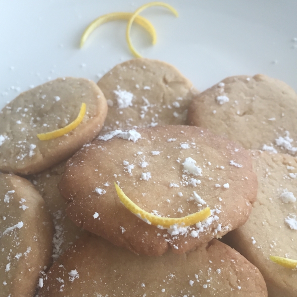 Lemon Shortbread Cookies