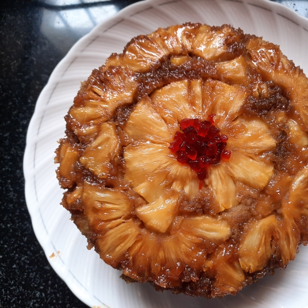 Grandma's Skillet Pineapple Upside-Down Cake