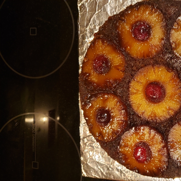 Grandma's Skillet Pineapple Upside-Down Cake