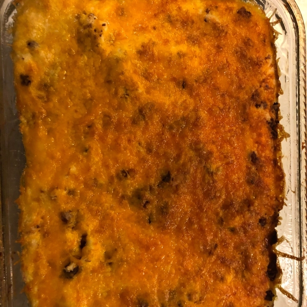 Twice-Baked Potato Casserole with Bacon