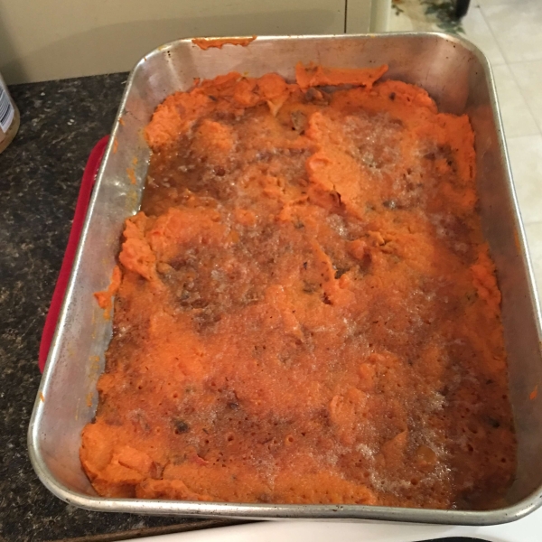 Simple Mashed Sweet Potato Casserole