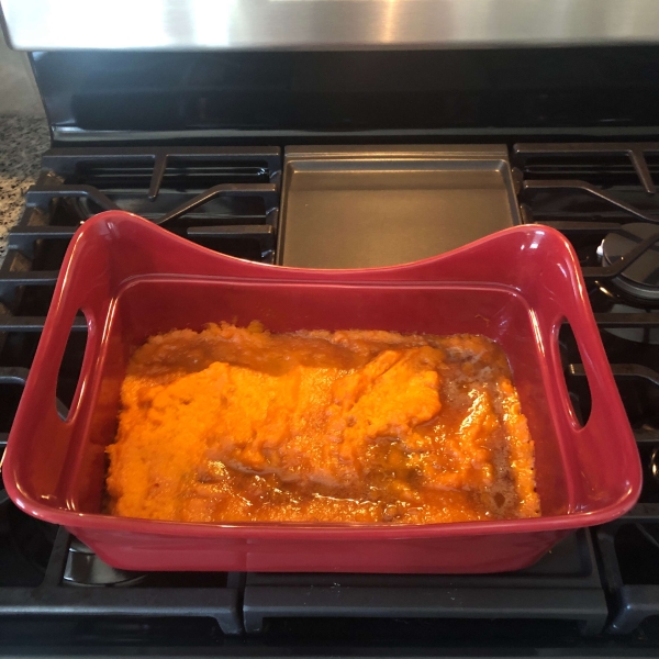 Simple Mashed Sweet Potato Casserole