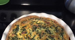 Cheesy Kale Quiche