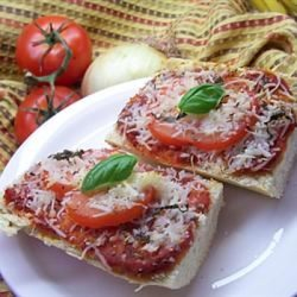 Easy Tomato-Basil Pizza