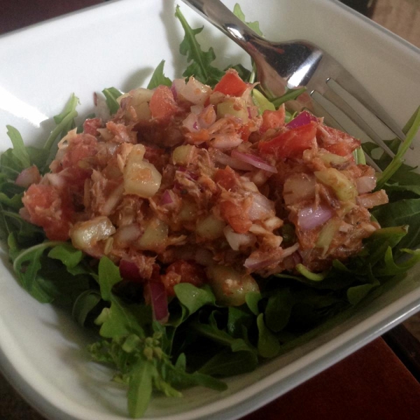 Tomato Mackerel Salad