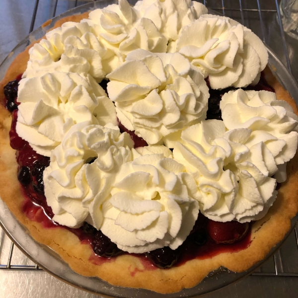 Fresh No-Bake Fruit Pie