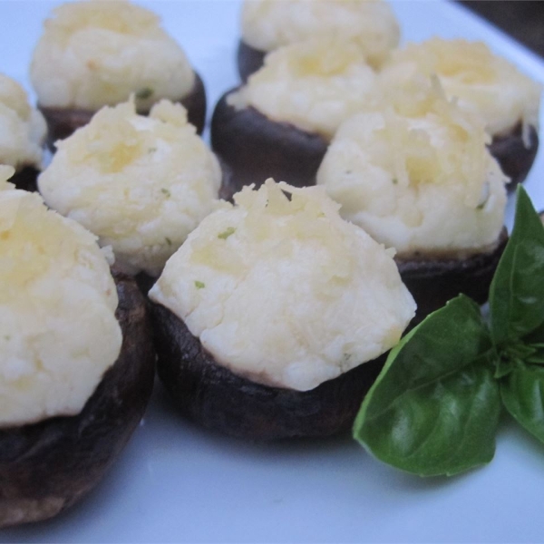 Garlic Herb Cheese Stuffed Mushrooms